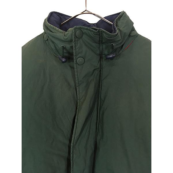 古着 90s   フラッグ ロゴ パッチ 2way ナイロン ダウン ジャケット XL 古着 古着 90s TOMMY HILFIGER フラッグ ロゴ パッチ 2way ナイロン ダウン
