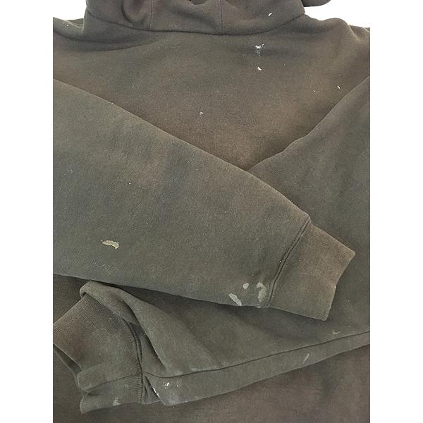 古着 90s Carhartt 裏地 メッシュ ワンポイント パッチ ペンキ