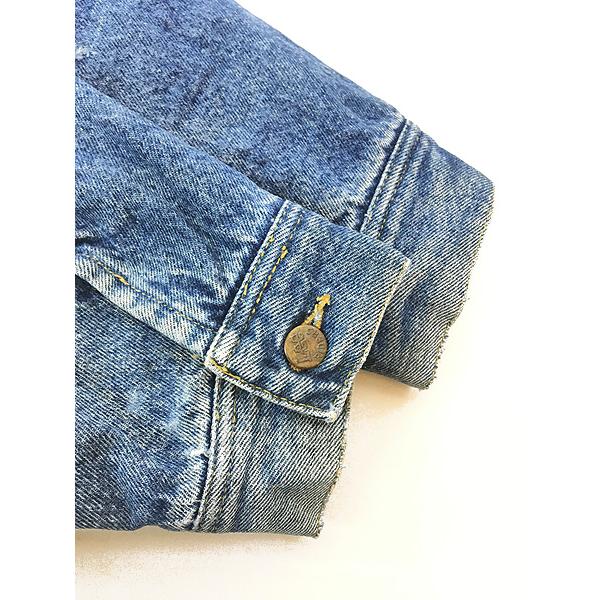 古着 80s Lee Storm Rider 濃紺 デニム ブランケット トラッカー