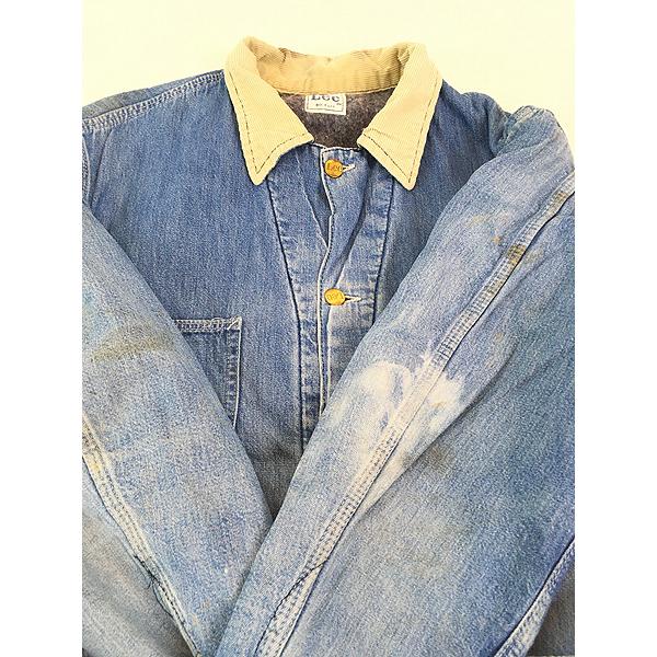 80s USA製 Lee 81-LJ ブランケット付きデニムカバーオール 古着 80s