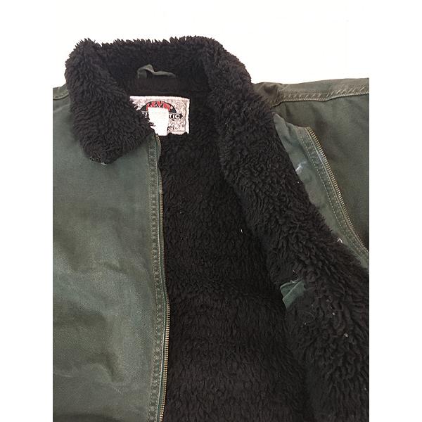 古着 90s Levi's 72629-3235 ボア フリース ライナー オリーブ ダック