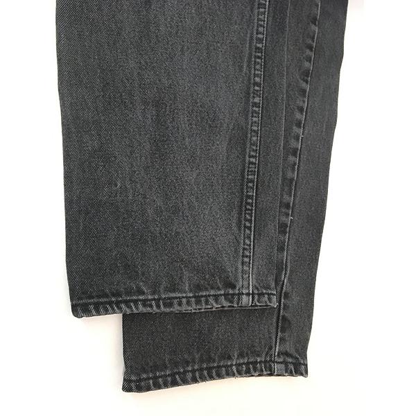 古着 90-00s USA製 Levi's 550 サルファ ブラック デニム パンツ