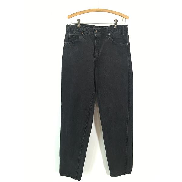古着 90s USA製 Levi's 550-4159 サルファ スーパー ブラック デニム パンツ ジーンズ テーパード W33 L34 古着 90s USA製 Levi's 550-4159 サルファ スーパー ブラック デニム