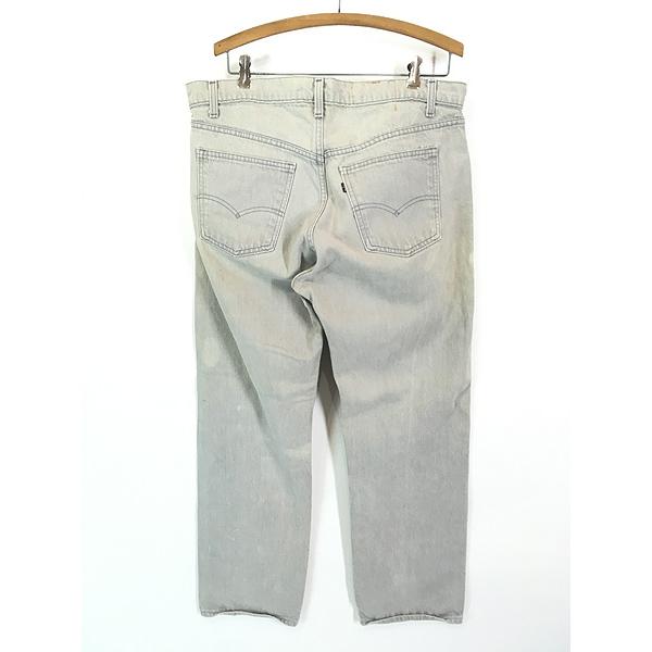 古着 80s USA製 Levi's 505-0257 グレー デニム パンツ ジーンズ