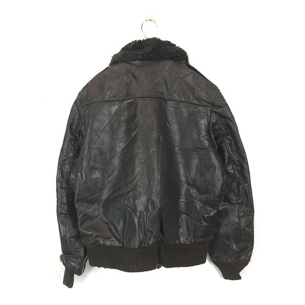 古着 70s William Barry G-1タイプ ボア ライナー 本革 レザー