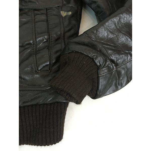 古着 70s William Barry G-1タイプ ボア ライナー 本革 レザー