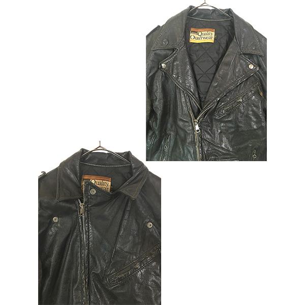 60s MONTGOMERY WARD ダブル ライダース ジャケット 古着 60s Montgomery Ward 「ツースター」 パデッド ハの字 本革
