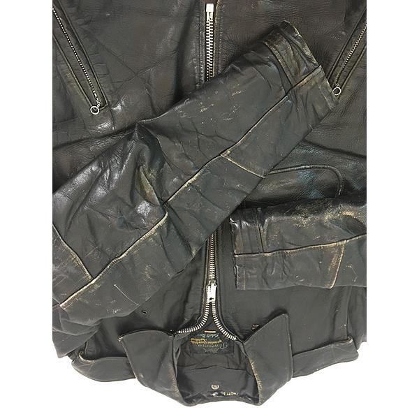 古着 60s Schott Bros 「Perfecto」 パデッド 本革 ステアハイド