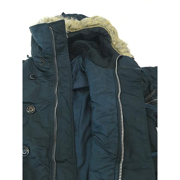 古着 90s USA製 ALPHA Type N-3B(N) N-3A ファー フーデッド パデッド