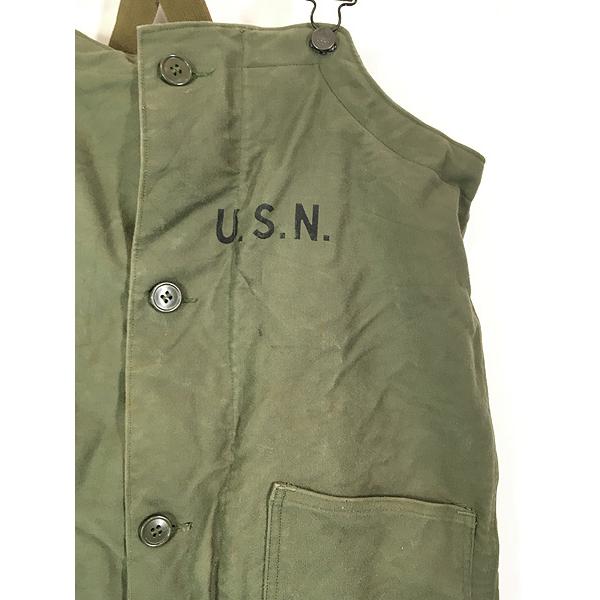 古着 40s 米軍 USN ステンシル ジャングルクロス N-1 デッキ 古着 40s 米軍 USN ステンシル ジャングルクロス N-1 デッキ