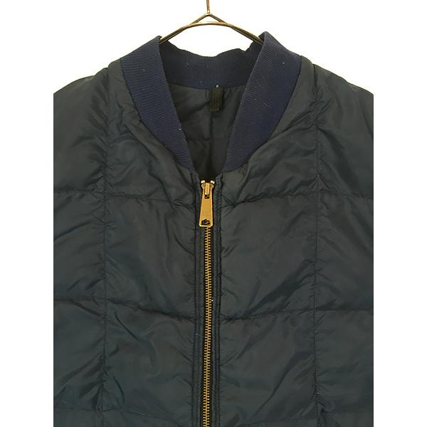 古着 70s WoolRich 軽量 100% ナイロン シェル キルティング ダウン