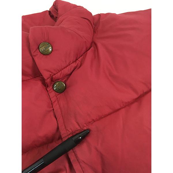 古着 80s LL Bean 軽量 ナイロン シェル グース ダウン ベスト レッド