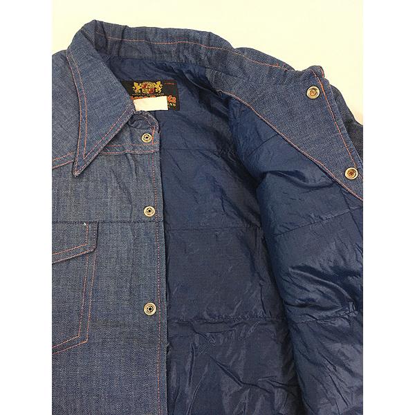 古着 70s USA製 Hansa-Branta by STEARNS デニム グース ダウン 