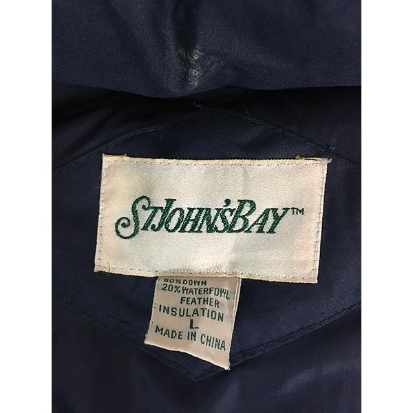 古着 90s St John's Bay 2way コットン シェル フーデッド ダウン