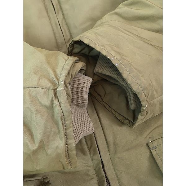 古着 70s WoolRich 60/40クロス フェイクファー ライナー フーデッド ウルフ ジャケット パーカー TAN M 古着 70s WoolRich 60/40クロス フェイクファー ライナー フーデッド