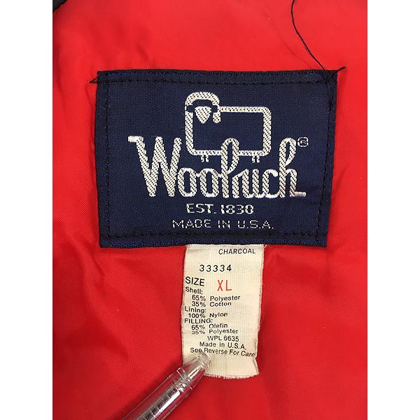 古着 80s USA製 WoolRich 防寒 パデット 2way マウンテン パーカー