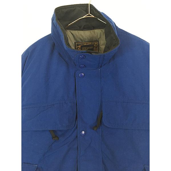 古着 80s Eddie Bauer 名作 Dカン チンスト 比翼 グース ダウン