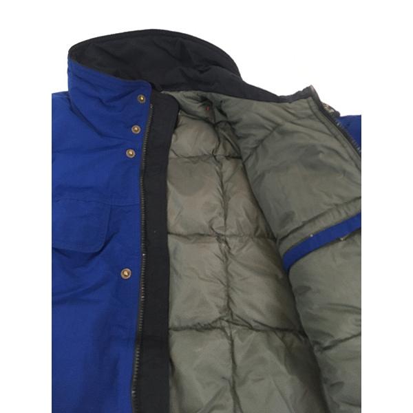 古着 80s Eddie Bauer 名作 Dカン チンスト 比翼 グース ダウン