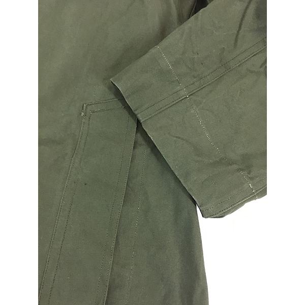 古着 50s フランス軍 ミリタリー 100%コットン キャンバス フロック 