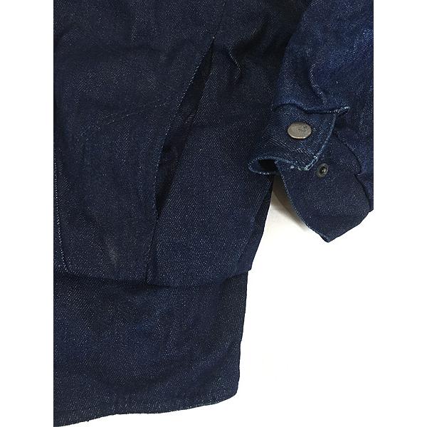 古着 80-90s Reputable Clothing 真紺 ブルー デニム ダブル ライダース ジャケット L 古着 80-90s Reputable Clothing 真紺 ブルー デニム ダブル