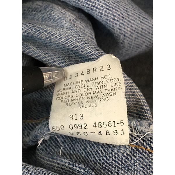 古着 90s USA製 Levi's 560-4891 ブルー デニム バギー パンツ
