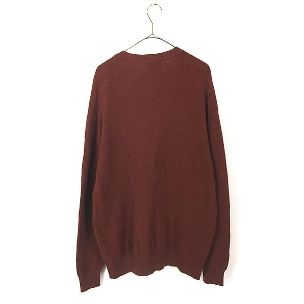 古着 90s Scotland製 LL Bean 無地 ソリッド パチポケ ラム ウール