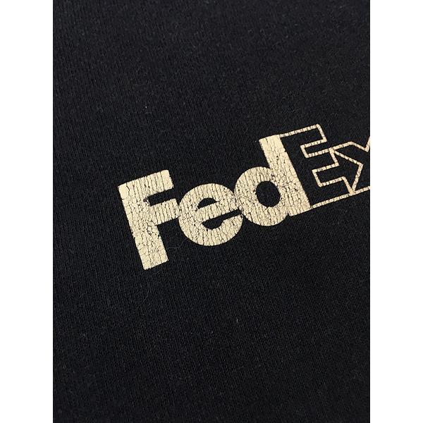 FedEx 90s 未使用 古着 90s FedEx フェデックス 両面 スウェット トレーナー L