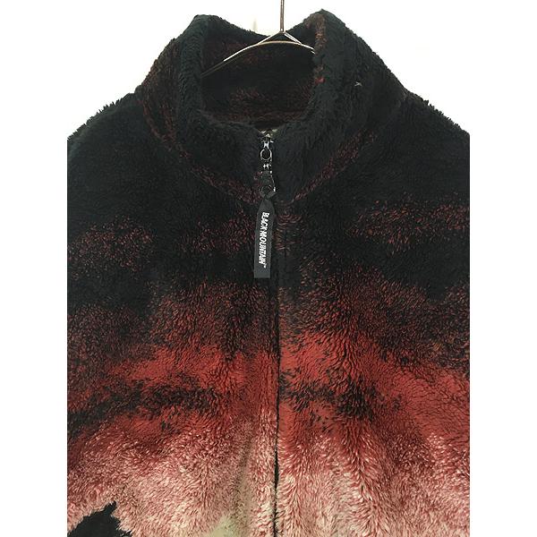 古着 90s USA製 BLACK MOUNTAIN 馬 ホース アニマル フリース