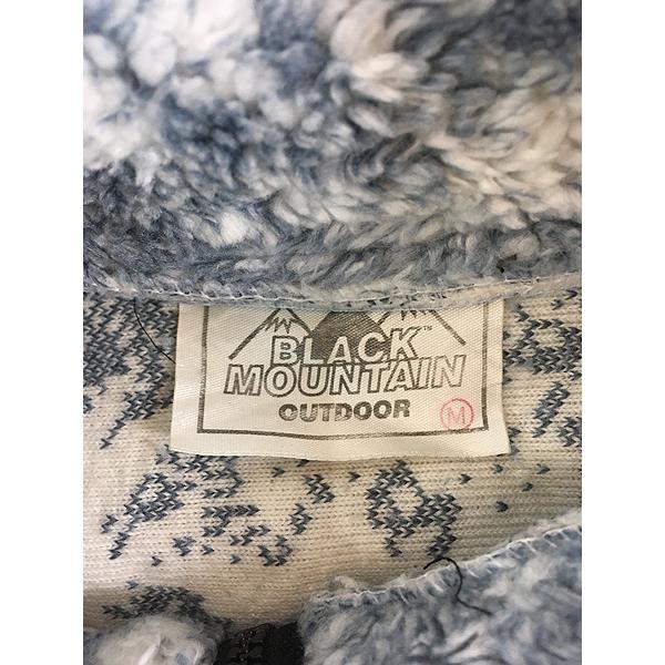 古着 90s USA製 BLACK MOUNTAIN オオカミ ウルフ アニマル フリース