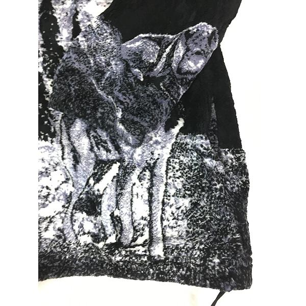 古着 90s USA製 RED HEAD オオカミ ウルフ アニマル フリース