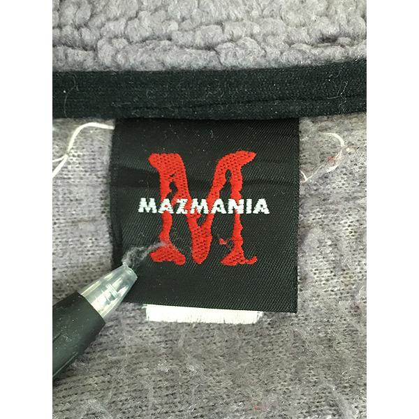 古着 90s MAZMANIA 森の中のお家 シカ アニマル フリース ジャケット L