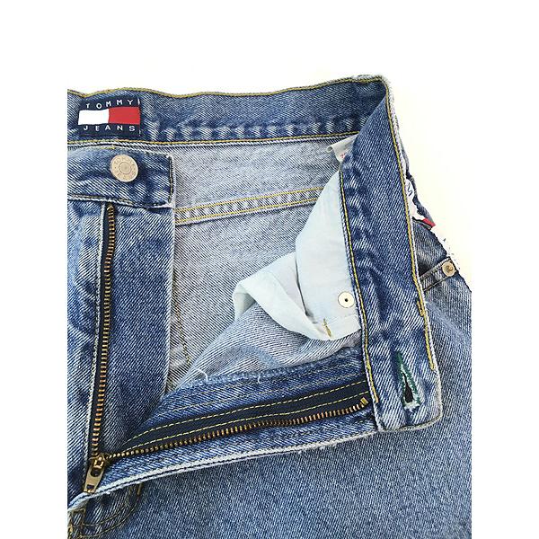 古着 90s TOMMY JEANS サイド テープ デニム パンツ ジーンズ W31 L30