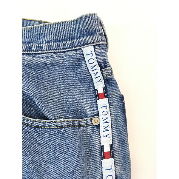 古着 90s  JEANS サイド テープ デニム パンツ ジーンズ W31 L30 古着 古着 90s TOMMY JEANS サイド テープ デニム パンツ ジーンズ W31 L30