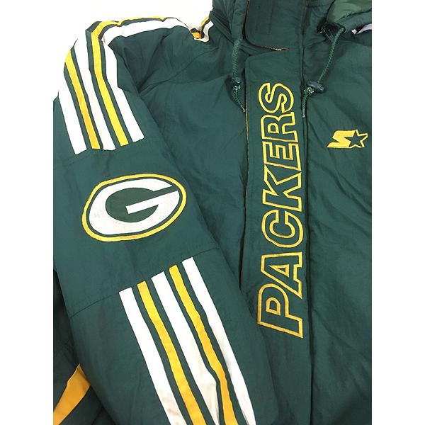 古着 90s STARTER NFL Green Bay Packers パッカーズ 2way パデット