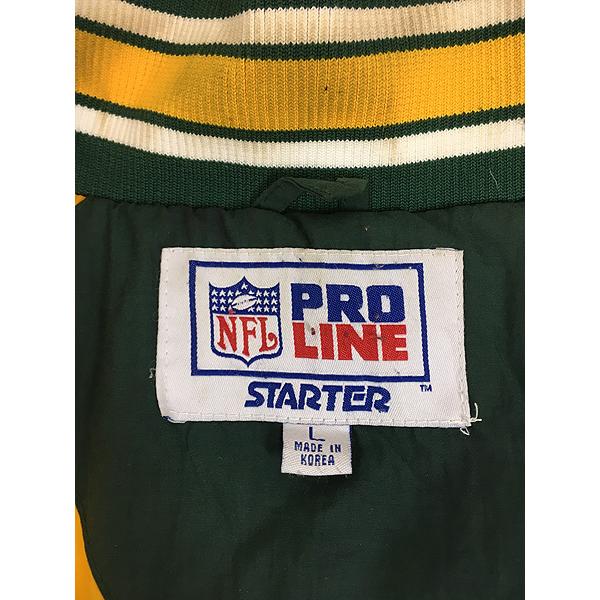 古着 90s STARTER NFL Green Bay Packers パッカーズ 2way パデット