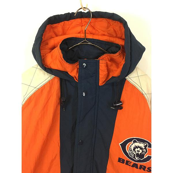 古着 90s STARTER NFL Chicago Bears ベアーズ パデット ジャケット