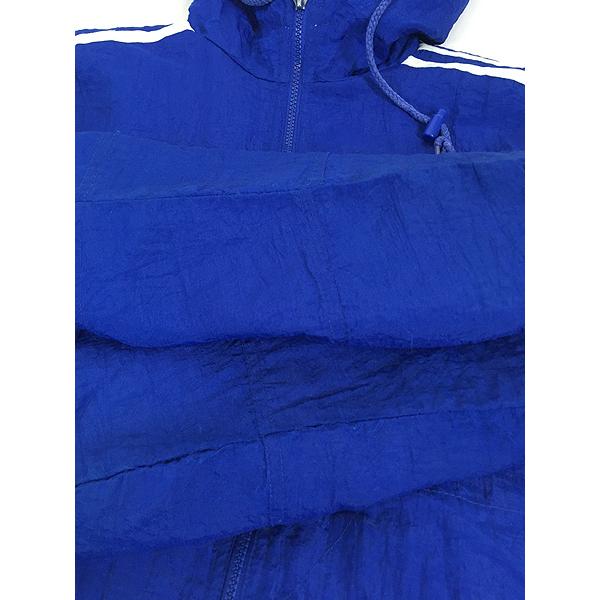 古着 80s adidas BIG ロゴ & トレフォイル パデット フーデッド