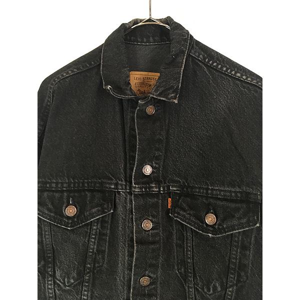 古着 90s USA製 Levi's 70507-4159 デカタグ サルファ ブラック デニム