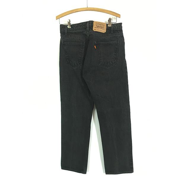 古着 90s Levi's 505-4159 サルファ スーパー ブラック デニム