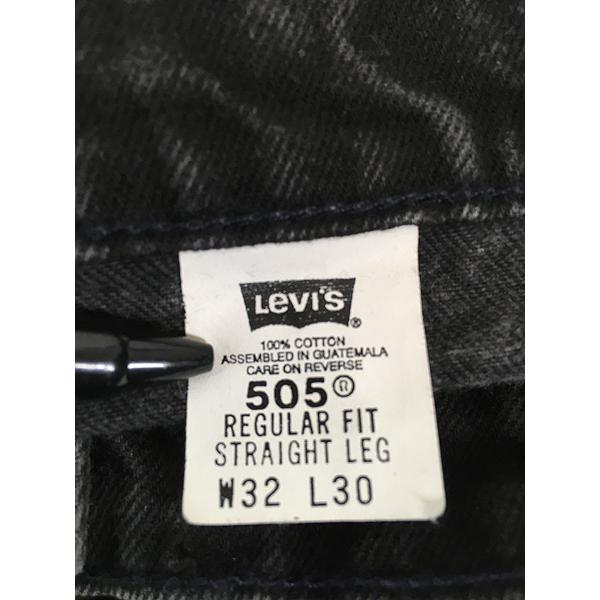 古着 90s Levi's 505-4159 サルファ スーパー ブラック デニム パンツ