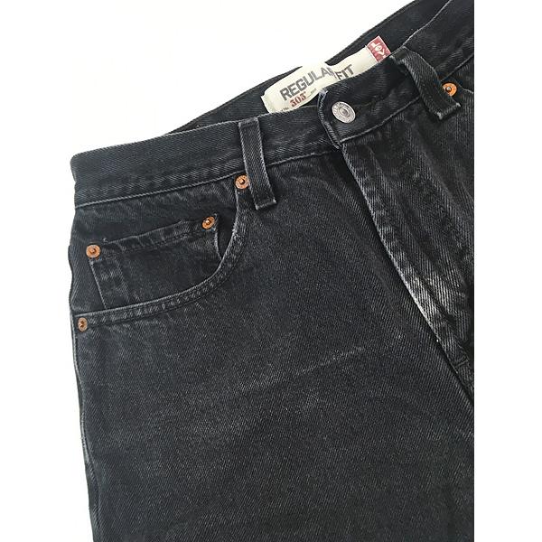 古着 00s Levi's 505-7113 サルファ ブラック デニム パンツ ジーンズ スリム W30 L28 古着 00s Levi's 505-7113 サルファ ブラック デニム パンツ ジーンズ