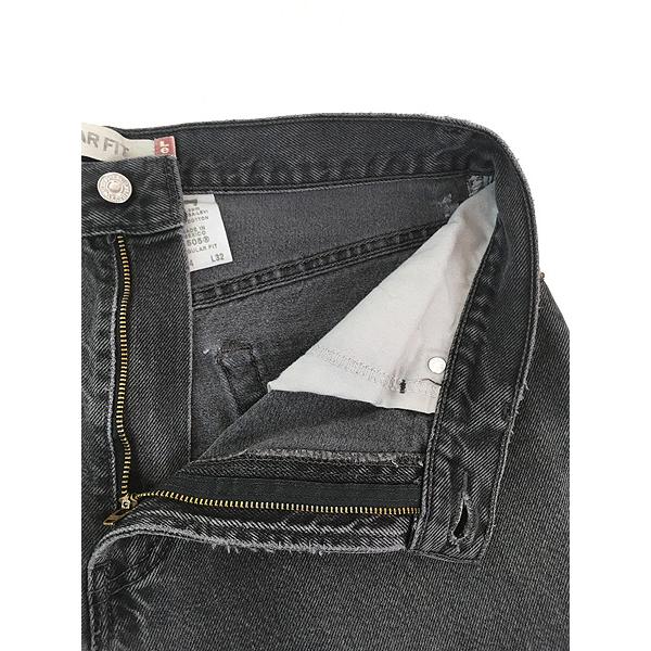 古着 00s Levi's 505-0260 サルファ ブラック デニム パンツ ジーンズ