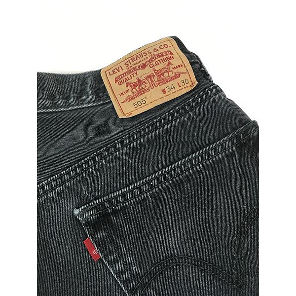 古着 00s Levi's 505-0260 サルファ ブラック デニム パンツ ジーンズ