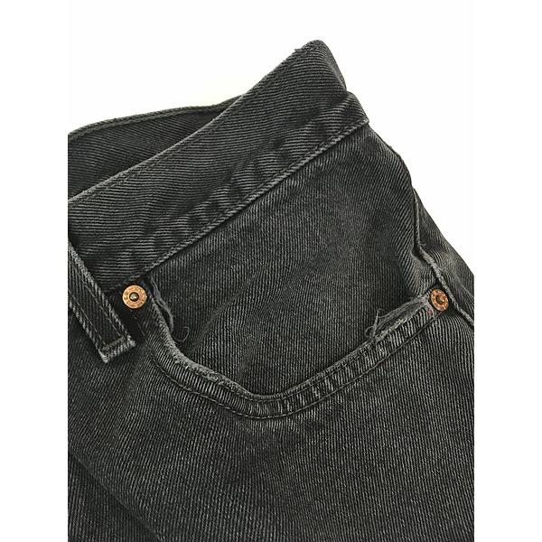 古着 90s Levi's 505-0260 サルファ スーパー ブラック デニム パンツ