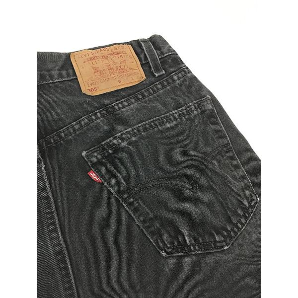 古着 90s Levi's 505-0260 サルファ スーパー ブラック デニム パンツ