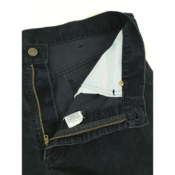 Lee 200-2801 80s ブラック コーデュロイ 36×30 Lee 200-2801 80s ブラック コーデュロイ 36×30 古着 80s USA製 Lee