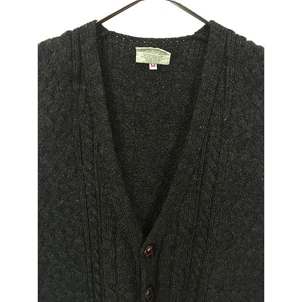 古着 90s Ireland製 Carraig Donn アラン フィッシャーマン ローゲージ 