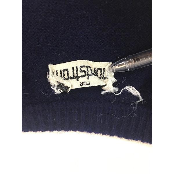 古着 60-70s Scotland製 nordstrom 豪華 100% カシミヤ ウール ニット