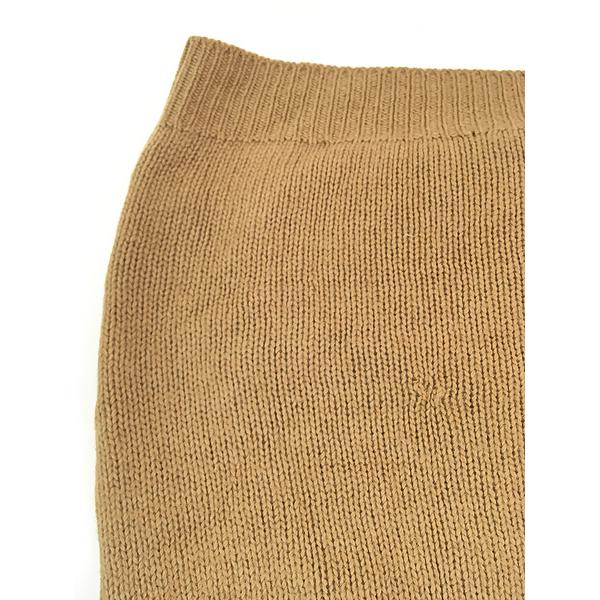 古着 60s パチポケ 豪華 100% キャメルヘア ニット カーディガン XL位