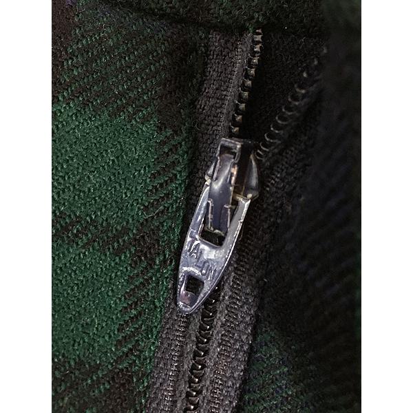 古着 60-70s Benchley タータン チェック ウール フレア スラックス